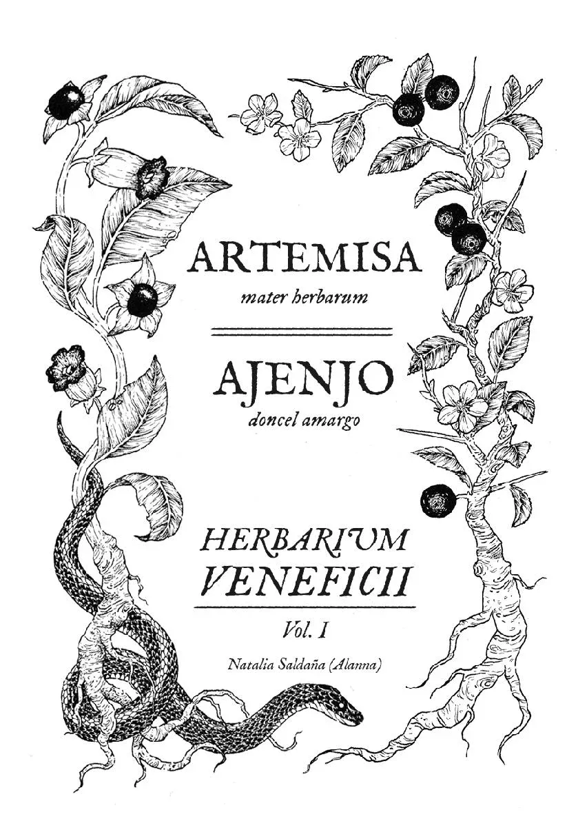PDF Herbarium Veneficii Artemisa y Ajenjo para brujería rituales para fin de ciclo magia brujería esoterismo ocultismo ceremonias espiritualidad plantas hierbas botánica herbología natura naturaleza bosque folklore