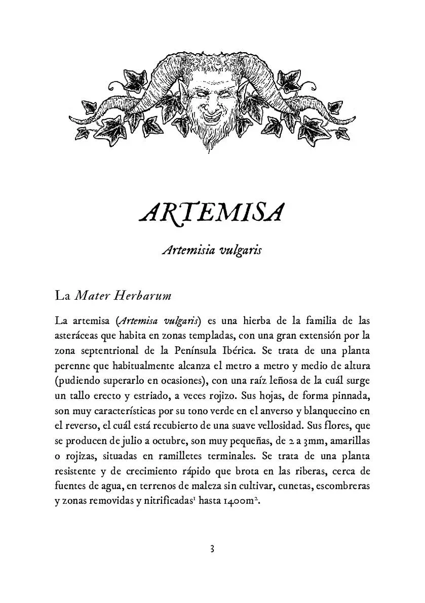 PDF Herbarium Veneficii Artemisa y Ajenjo para brujería
