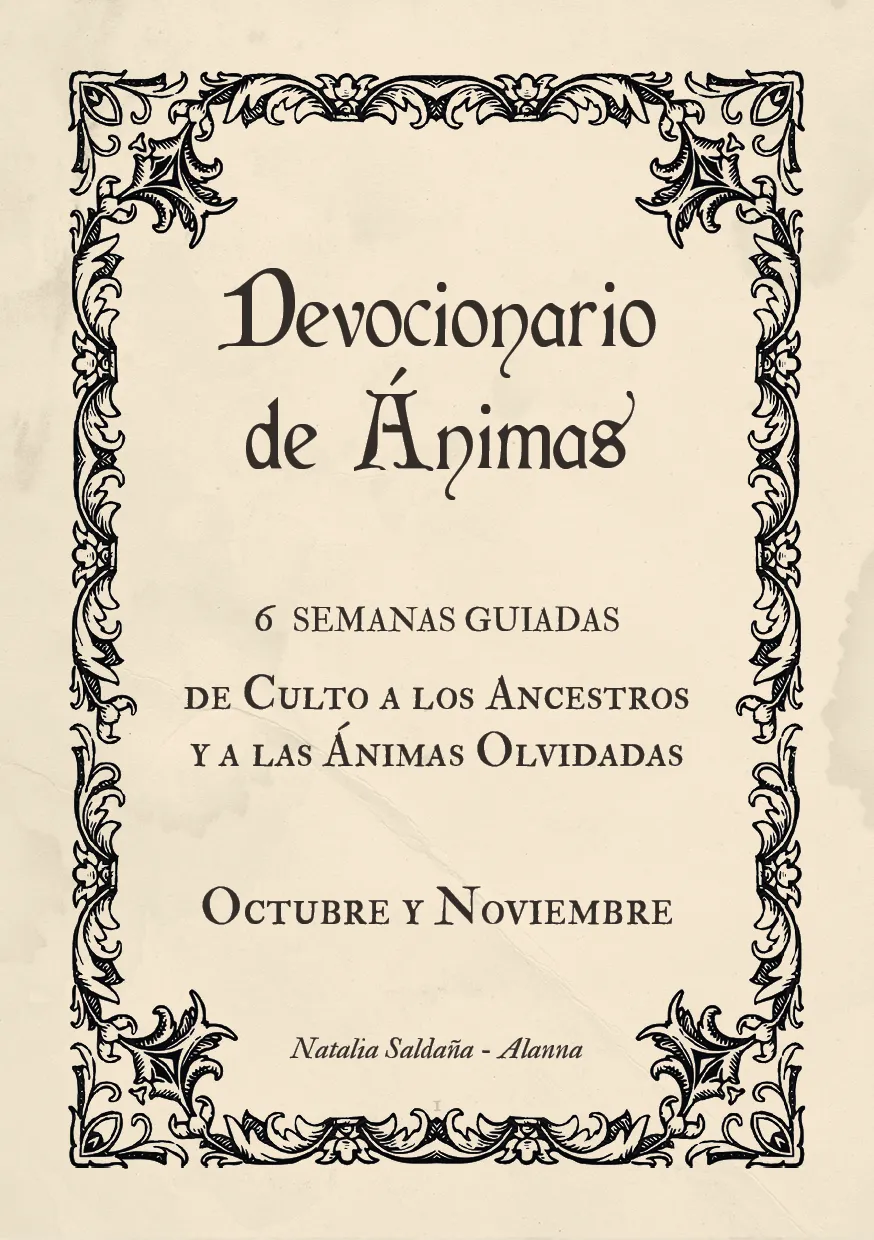 PDF Devocionario Ánimas 6 semanas culto a ancestros rituales para fin de ciclo magia brujería esoterismo ocultismo ceremonias espiritualidad